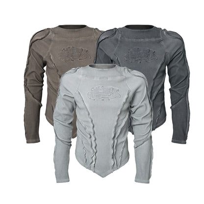 Graphic Design Futuristic Seam T-shirt WN23041