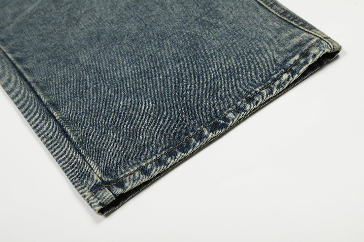 Star Patch Rivet Wide Leg Denim Jeans WN25585