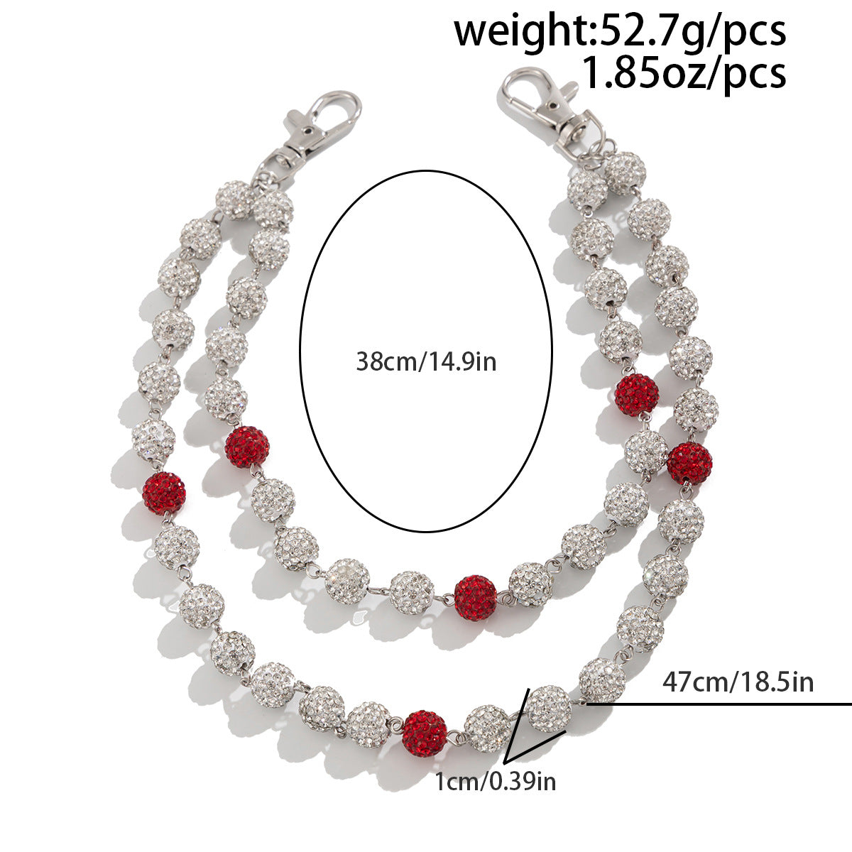 Rhinestone Pants Chain WN21063