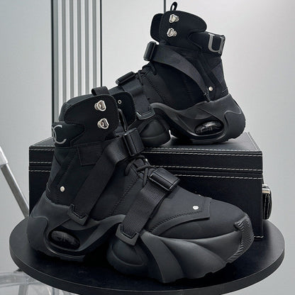 Strap Buckle Air Sole Sneaker Boots WN24706