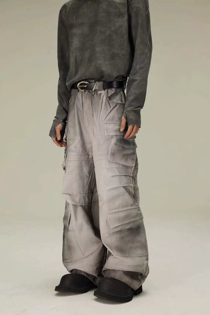 Heavy-Duty Multi-Pocket Cargo Pants WN9438