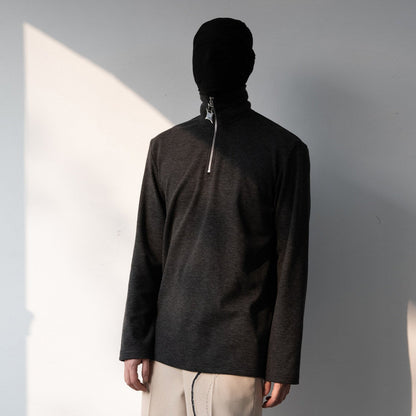 Half-Zip High Neck Sweater WN23636