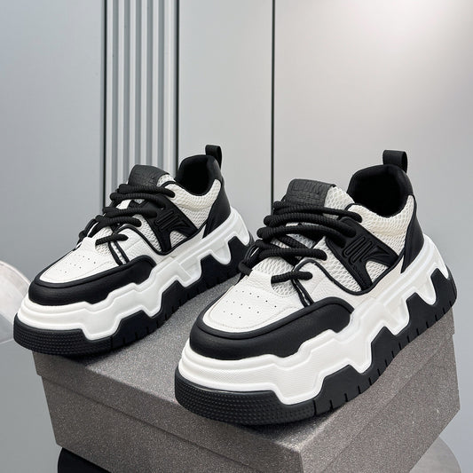 Mesh Panel Chunky Sole Sneakers WN24576