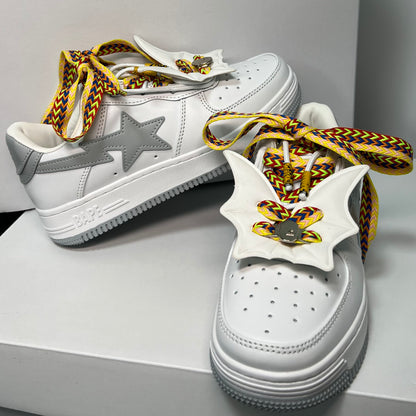 Star Patch Lace-Up Low Top Sneakers WN24134