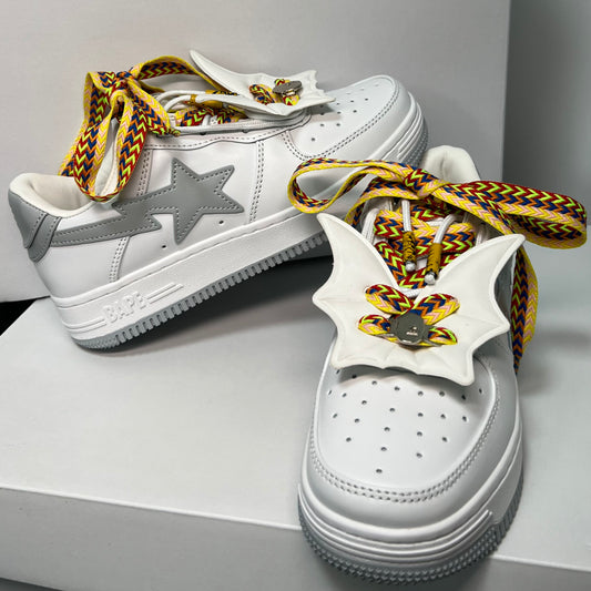 Star Patch Lace-Up Low Top Sneakers WN24134