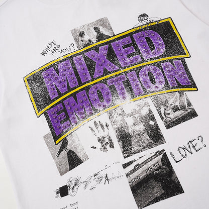 Washed Letter Graphic Short Sleeve T-Shirt WN28084