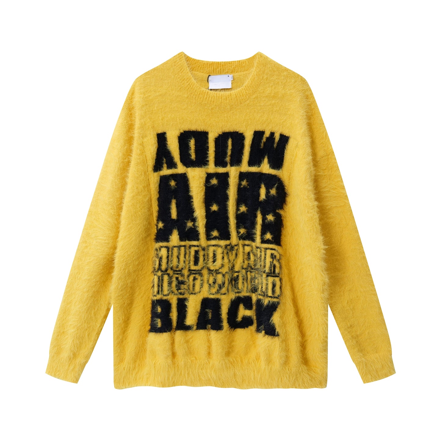 Letter Design Knit Sweater WN8423