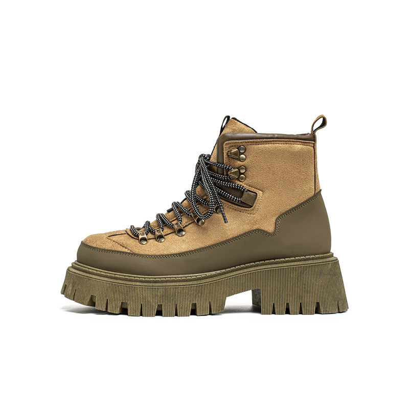 High-Top Thick Sole Outdoor Hiking Boots WN23383