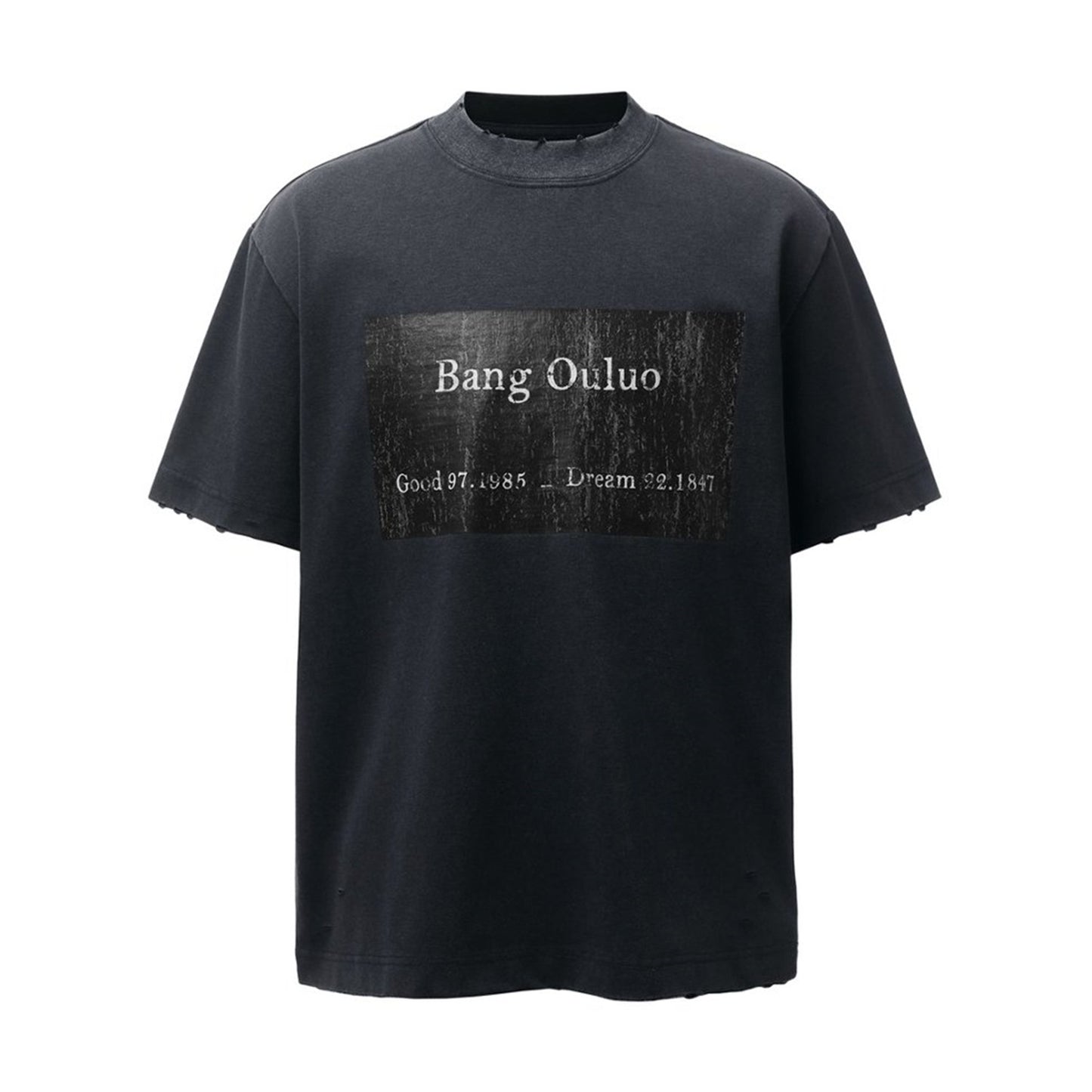 Patch Letter Short Sleeve T-Shirt WN26965
