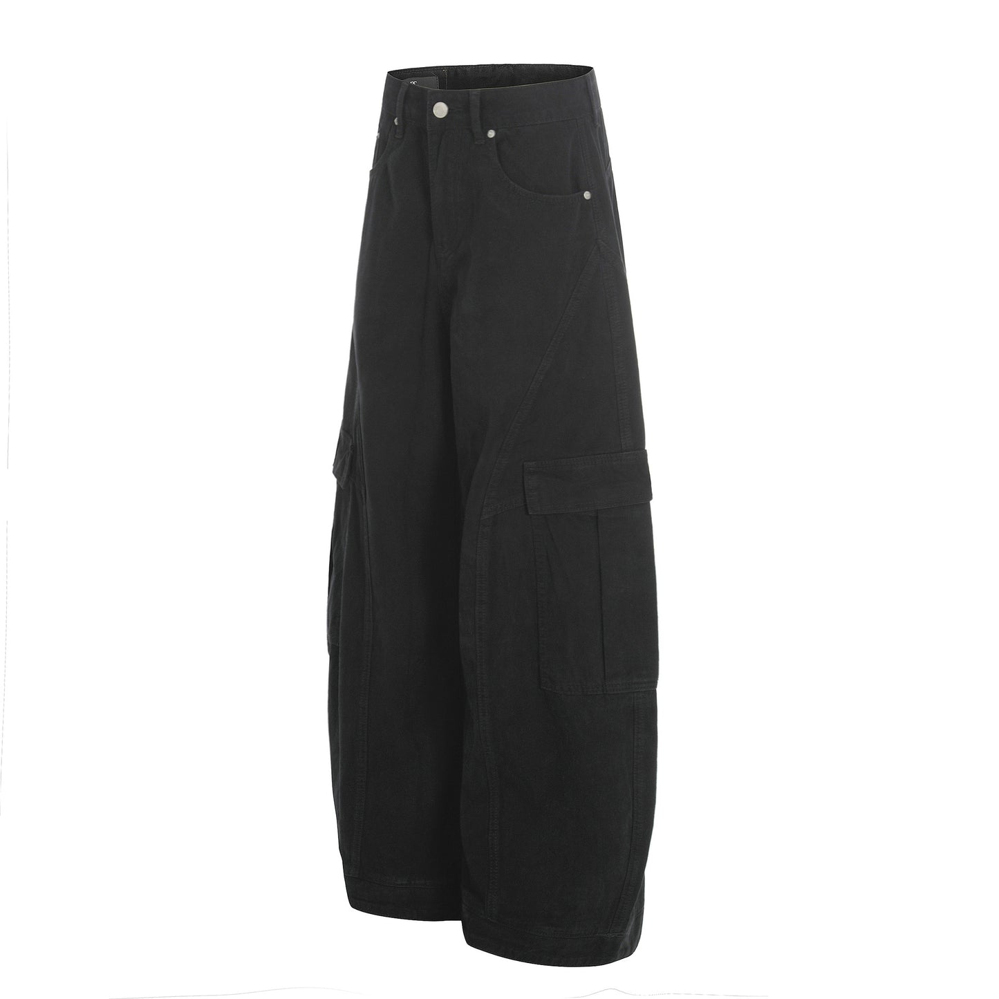 Washed Multi Pocket Curved Cargo Pants WN26016