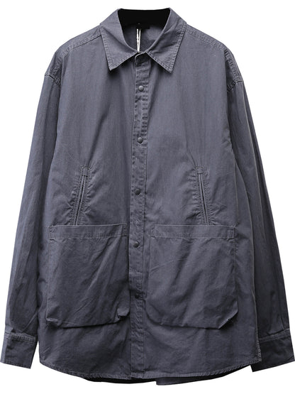 Deconstructed Utility Square-Neck Shirt WN22519