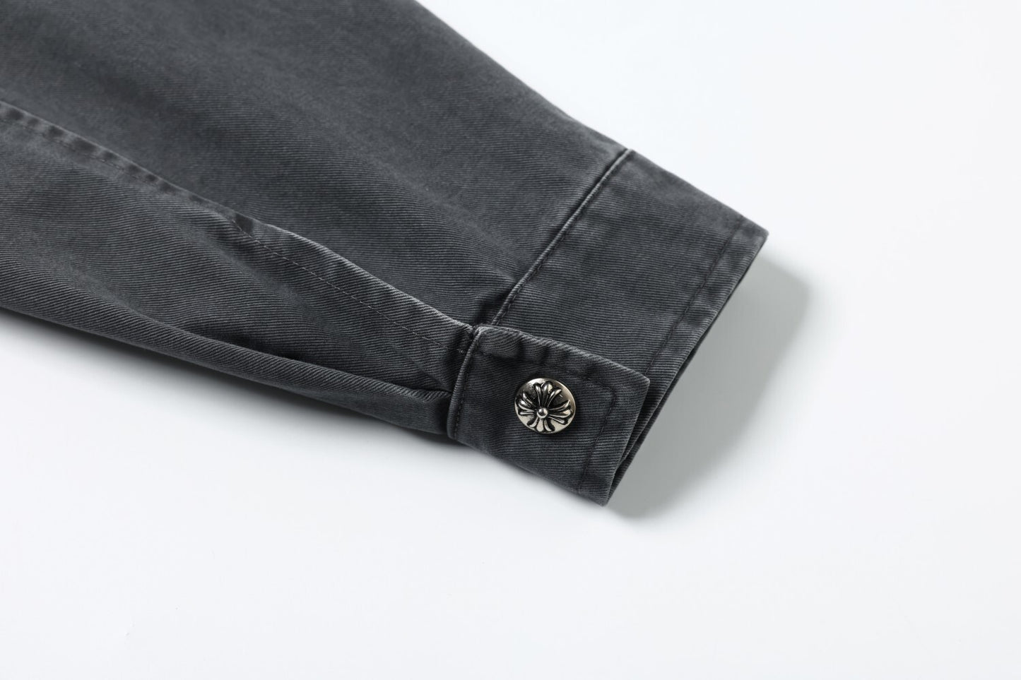 Cross Washed Workwear Zipper Jacket WN23035