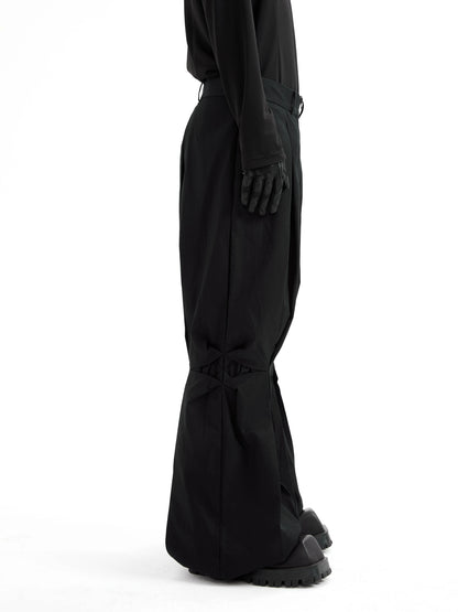 Pleats Deconstruction Flare Trousers WN21309