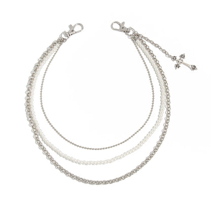 Cross Decor Pants Chain WN21079