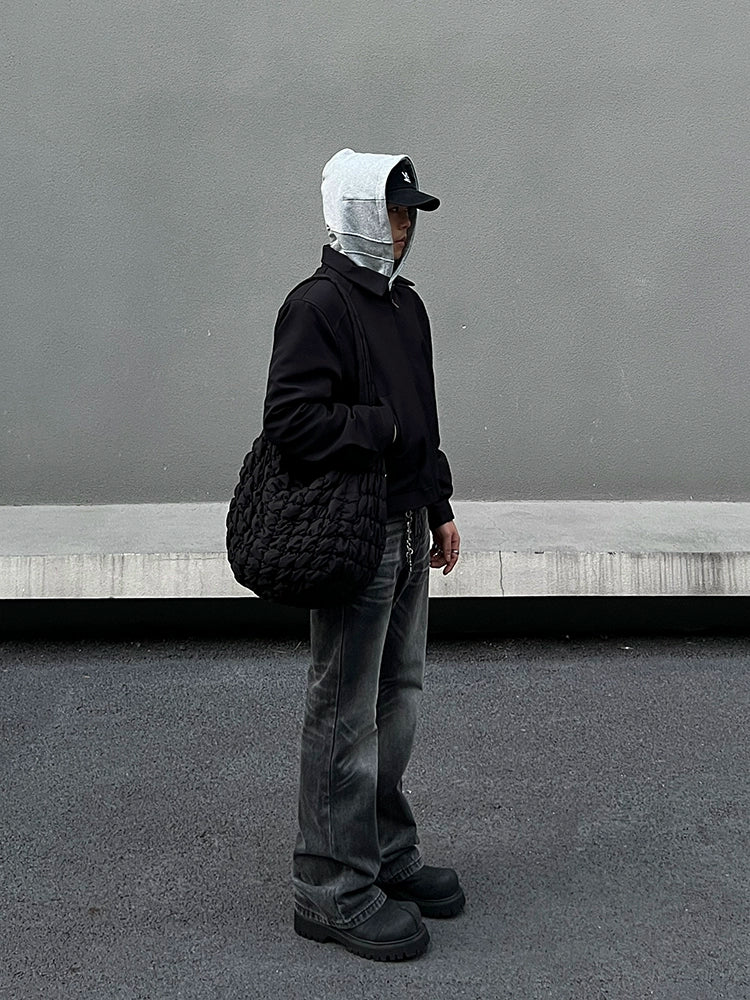 Lightning Pattern Washed Flare Denim Jeans WN19552