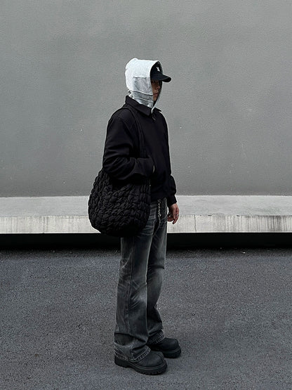 Lightning Pattern Washed Flare Denim Jeans WN19552