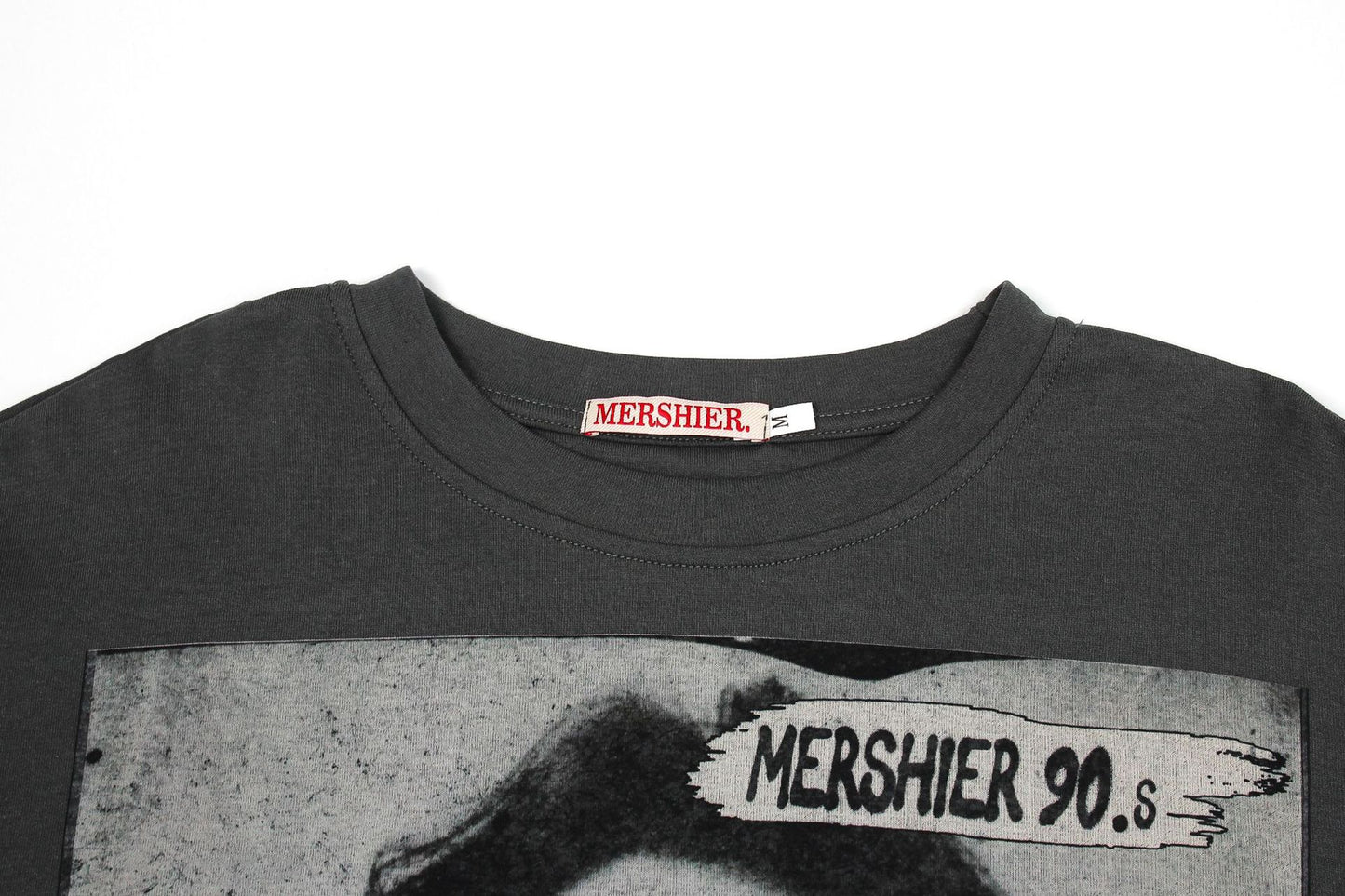 Oversize Graphic Fake Layered Long Sleeve T-Shirt WN13136