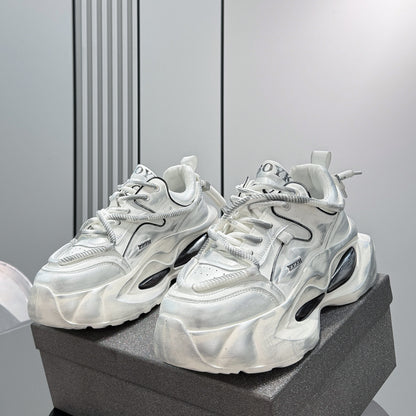 Washed Air Sole Chunky Sole Sneakers WN24626