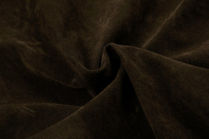Suede Stand Neck Zipper Jacket WN27872