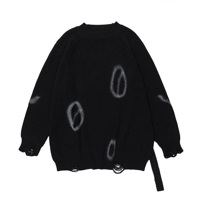 Damage Design Oversize Knit Sweater WN12409