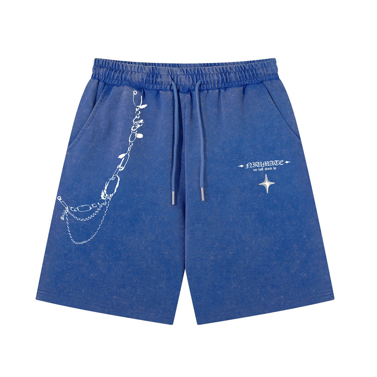 Heavyweight Washed Chain Print Half Pants WN26881