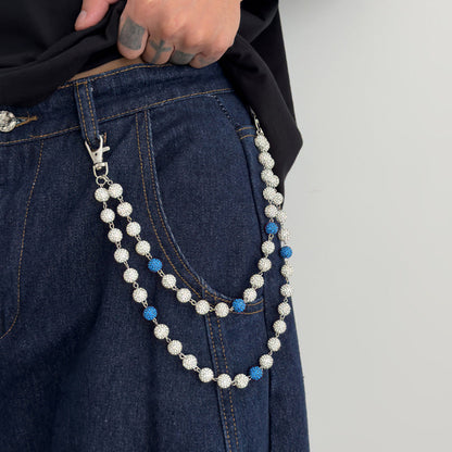 Rhinestone Pants Chain WN21063