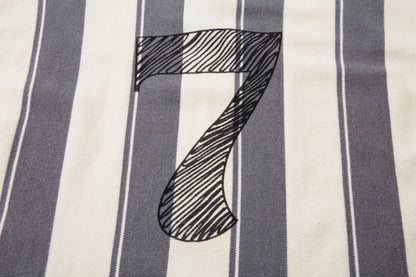 Colorblock Striped Polo Knit Sweater WN11393