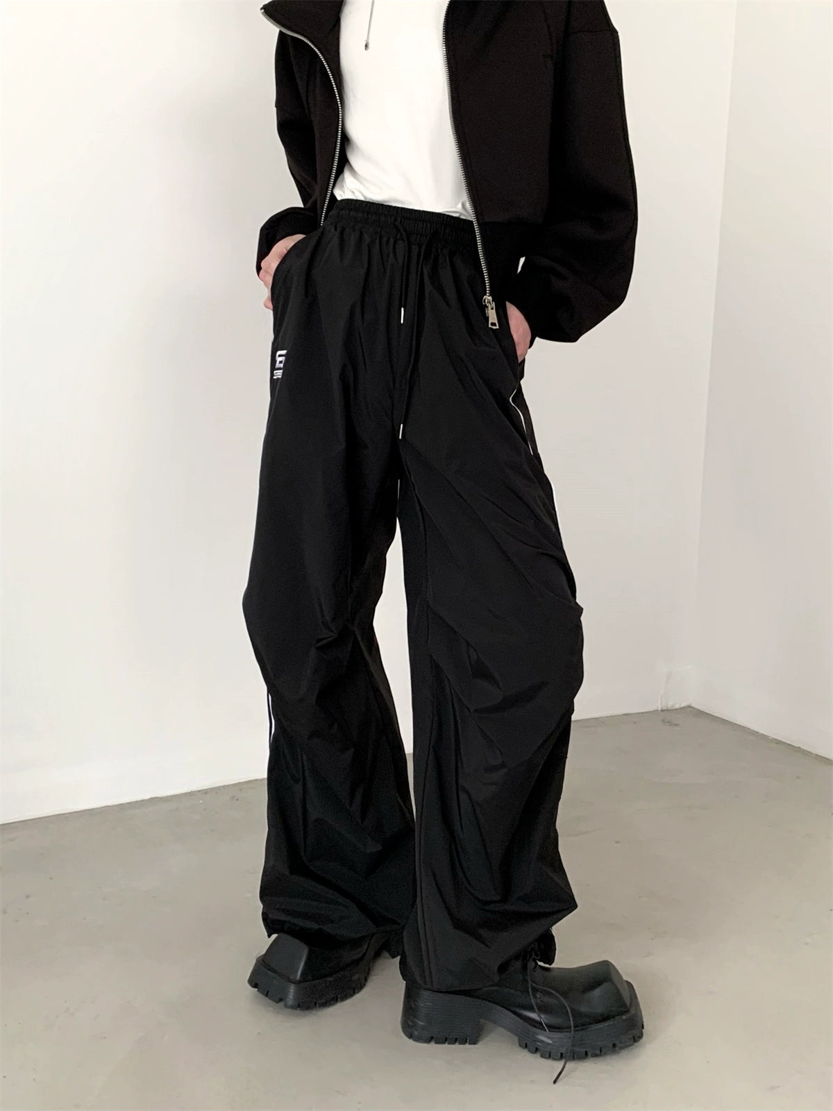 Side Line Design Sporty Wide Leg Pants WN9116