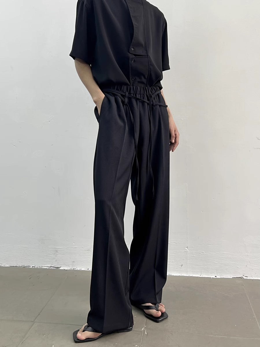 High Waist Wide-leg Trousers WN7348