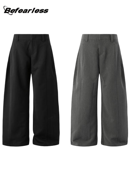 Curved Leg Wide Leg Trousers WN26302