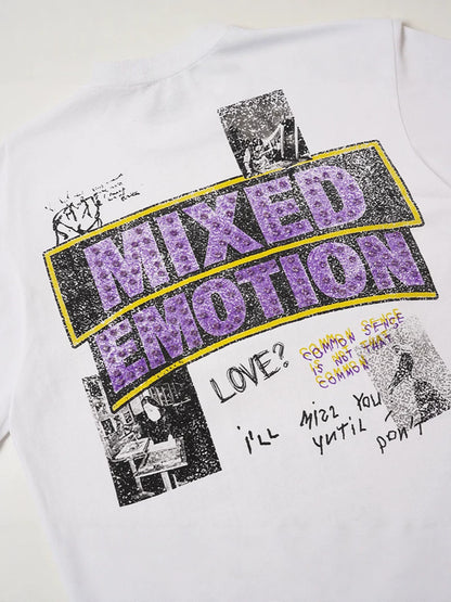 Washed Letter Graphic Short Sleeve T-Shirt WN28084