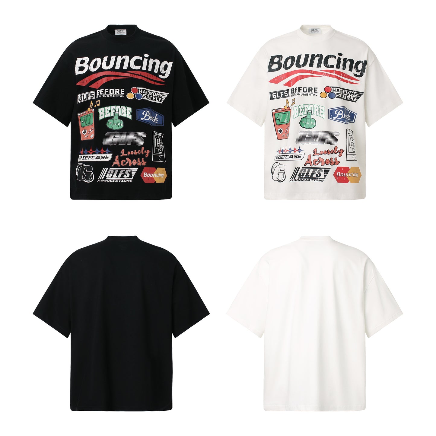 Letter Print Graphic Short Sleeve T-Shirt WN26009