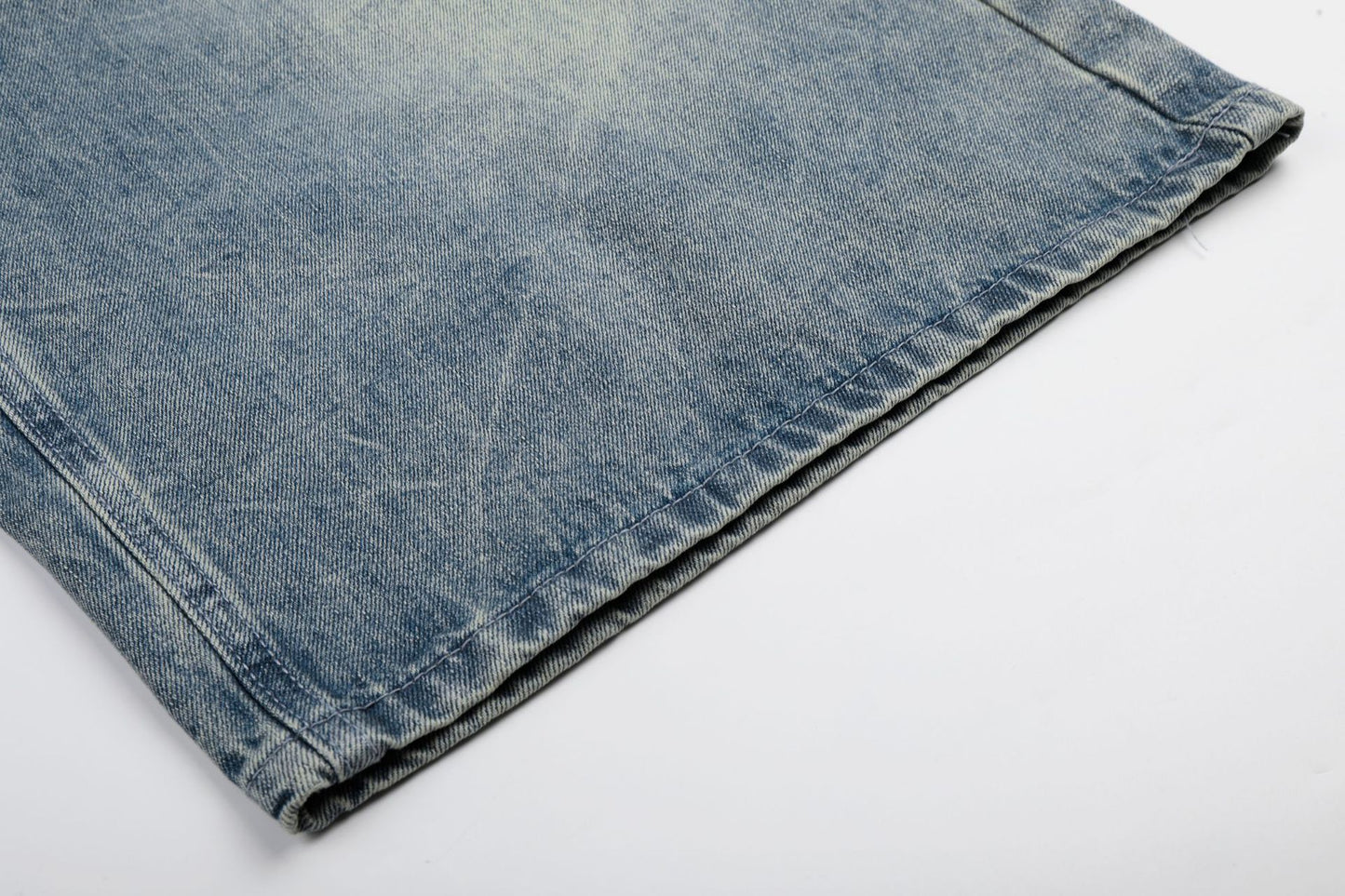 Lightning Graphic Denim Half Jeans WN26002