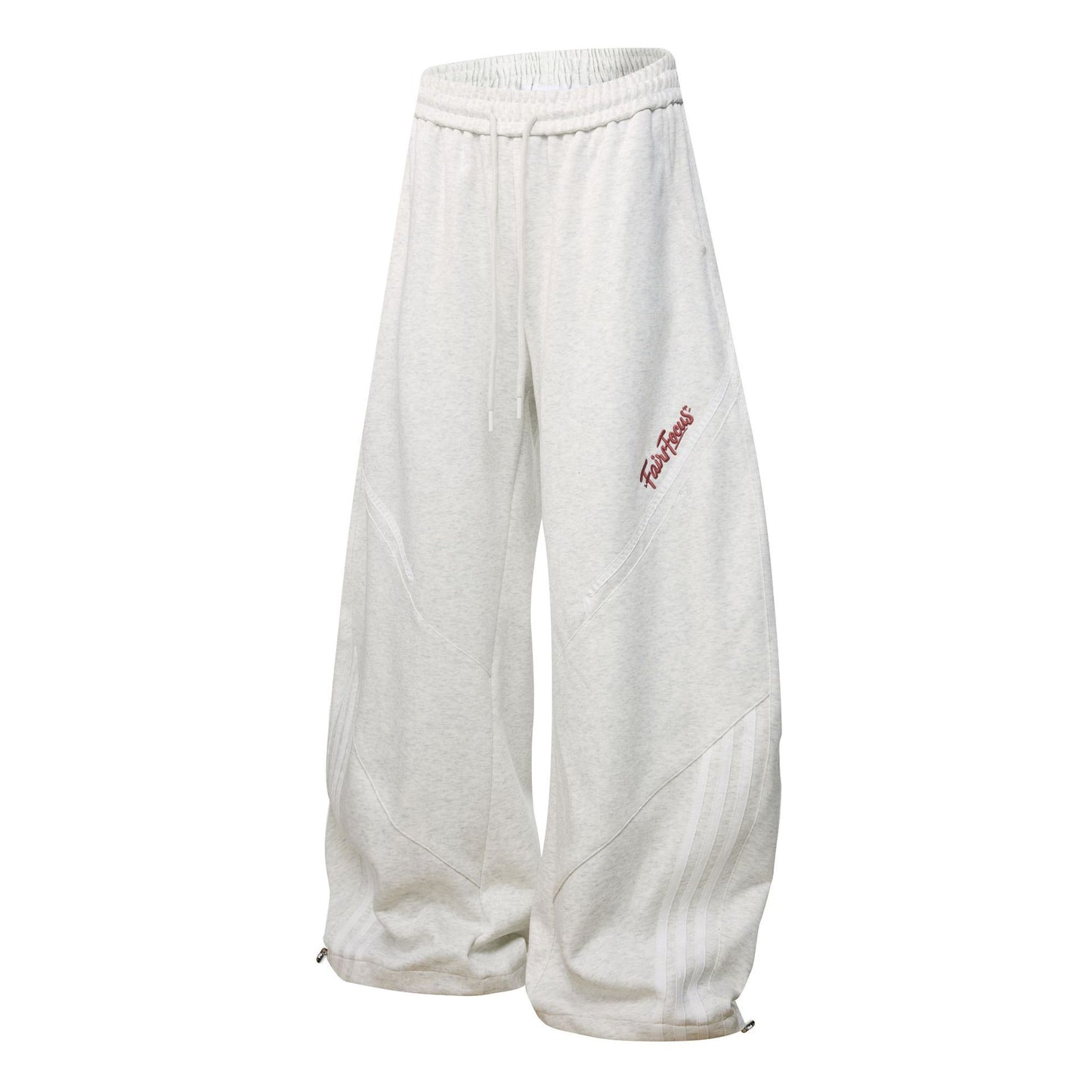 Sporty Stripe Panel Wide Leg Sweatpants WN26135
