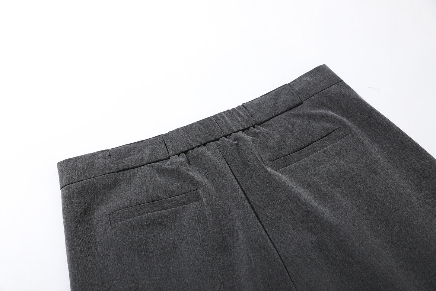 Deconstruction Pleats Curved Trousers WN26012