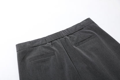 Deconstruction Pleats Curved Trousers WN26012