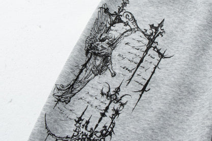 Art Graphic Strap Wide Leg Sweatpants WN27793