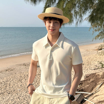 Plain Short Sleeve Polo Shirt WN25198