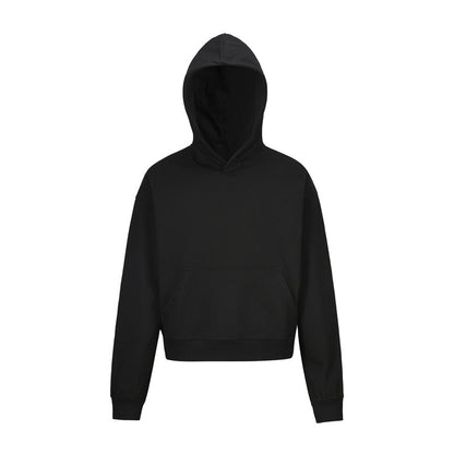 Short Length Oversize Plain Pullover Hoodie WN24401