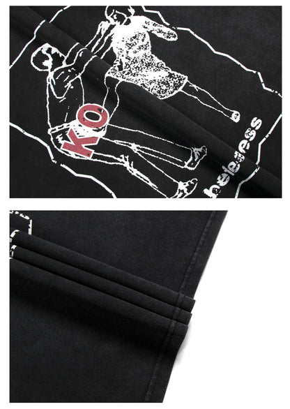 Graffiti Art Graphic Short Sleeve T-Shirt WN26276
