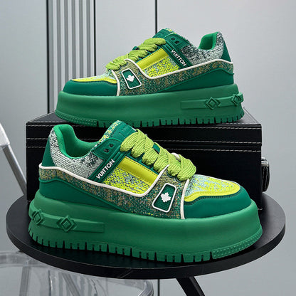 Chunky Platform Strap Lace-Up Sneakers WN24844