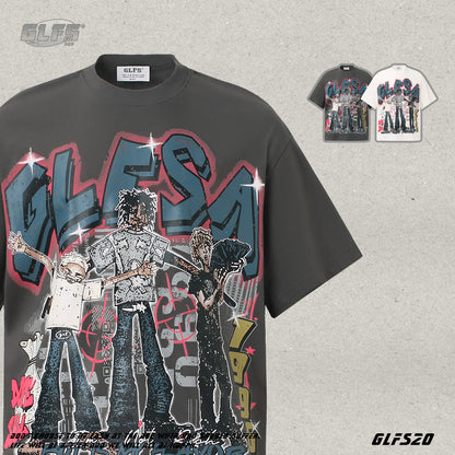 Graffiti Art Design Short Sleeve T-Shirt WN26444