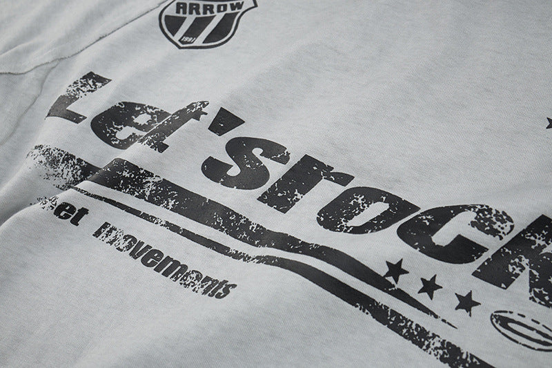 Washed Logo Print Short Sleeve T-Shirt WN25811