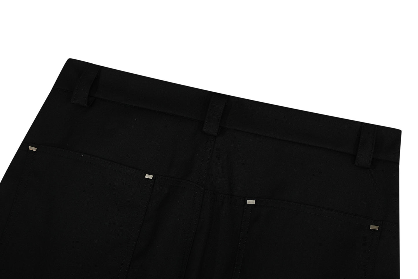 Metal Buckle Pleats Wide Leg Pants WN25953