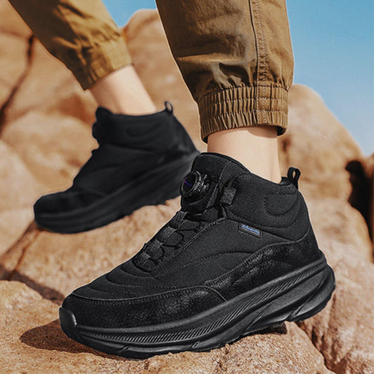 High-Top Panel Platform Sneakers WN23369