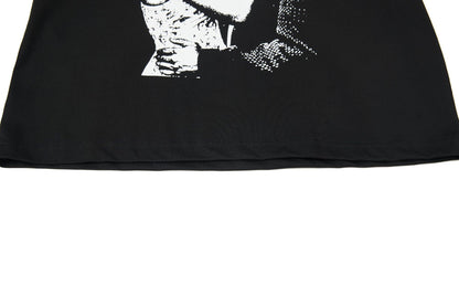 Portrait Graphic Print Short Sleeve T-Shirt WN26015
