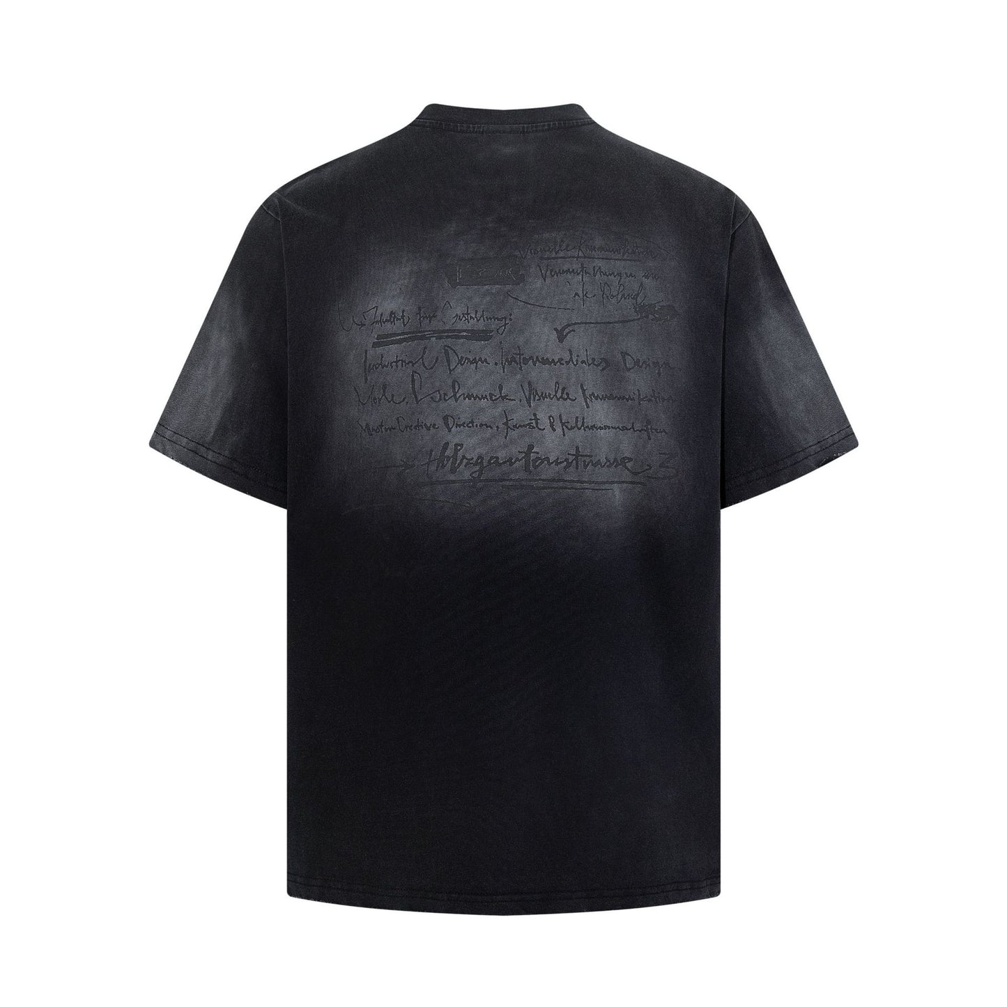 Washed Damage Print Short Sleeve T-Shirt WN26064