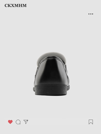 Ruffle Detail Strap Loafers WN23362