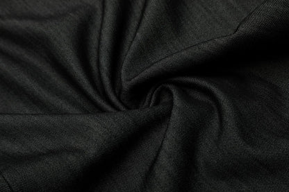 Curved Draped Design Wide Leg Trousers WN16526