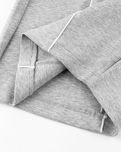 Reflective Cropped Zipper Jacket & Reflective Wide Leg Pants Setup WN27945